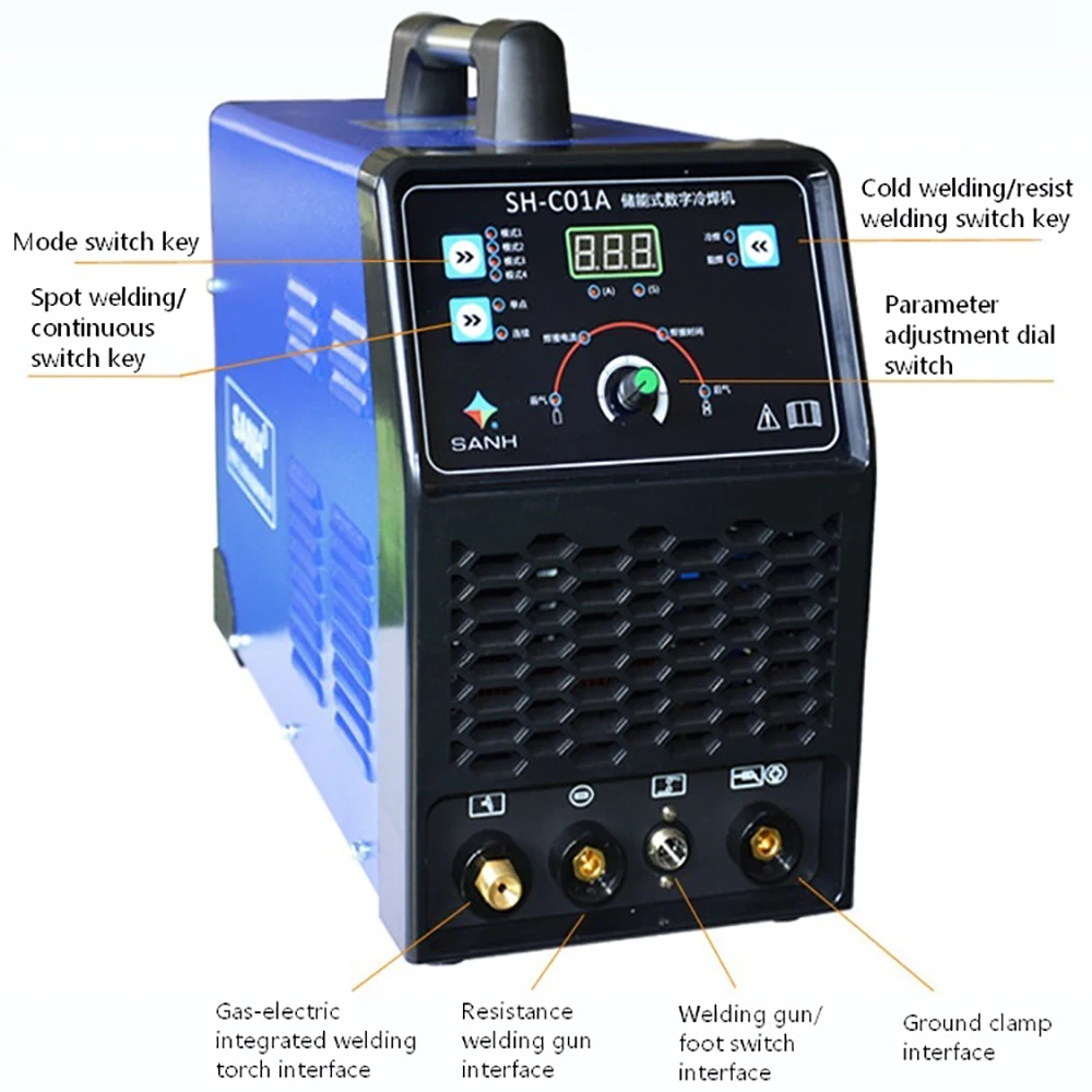 3.1/3.5KVA Cold Welding Machine Multifunctional Laser Mold Repair Welding Machine Laser Repair Cold Welder Argon Arc Welding TIG