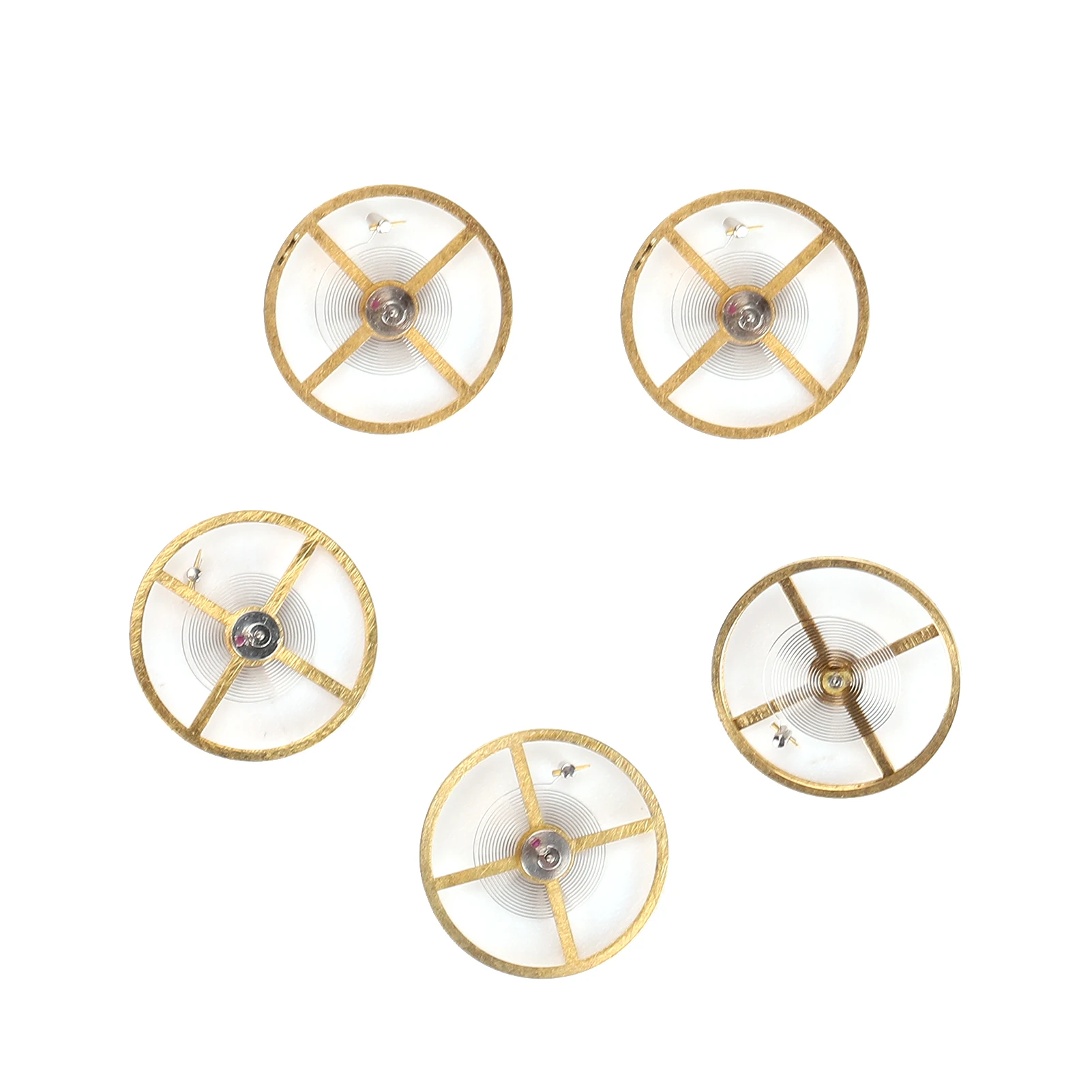 5Pcs/box Alloy Watch Balance Wheel With Full Swing Hairspring Replacement Part for 8205 Movement Watchmaker Repair Accessory