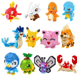 Décennie s de construction Pokémon Pikachu pour enfants, petit modèle animal, jeu de puzzle, jouet fuchsia pour parents, nouveau