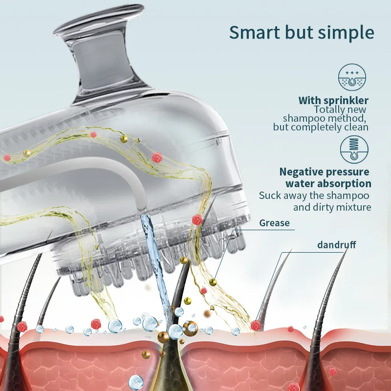 Shampoo elétrico de enfermagem casa cuidados idosos cama cabeça banho massagem cadeira cama cabeça lavagem massageador vibratório