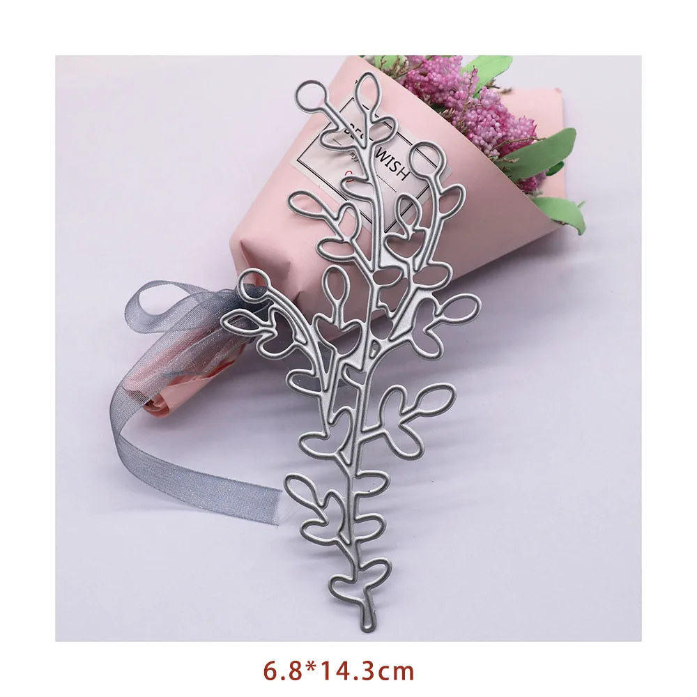 Leaf Dies Card Making Diy Craft Metal Dies Cutting For Scrapbooking Album Scrapbook Embossing And Cutting Templates Molds