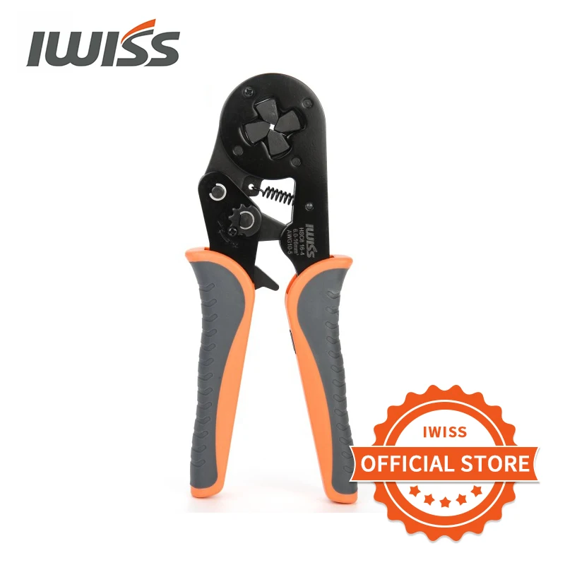 alicate crimper ferramentas de crimpagem ajustaveis cabo end sleeves fio ve terminal conectores 60160 mm awg105 iwiss hsc8 164 01