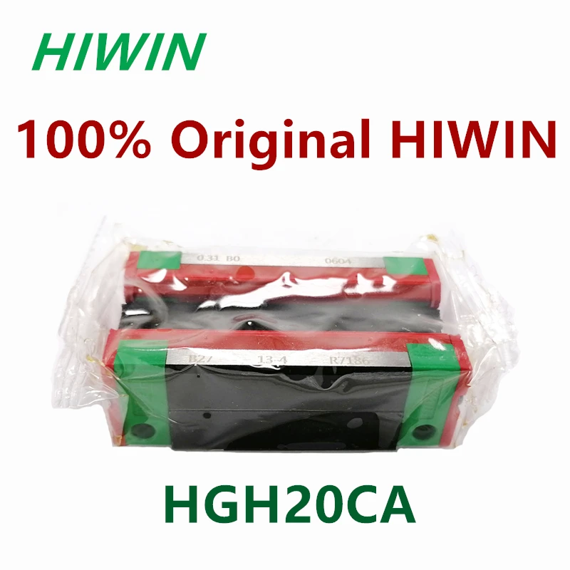 rolamento linear original hiwin hgh20ca alta precisao de taiwan bloco trilho hiwin hgh20calateral hgh20 deslizante pacote de plastico 01