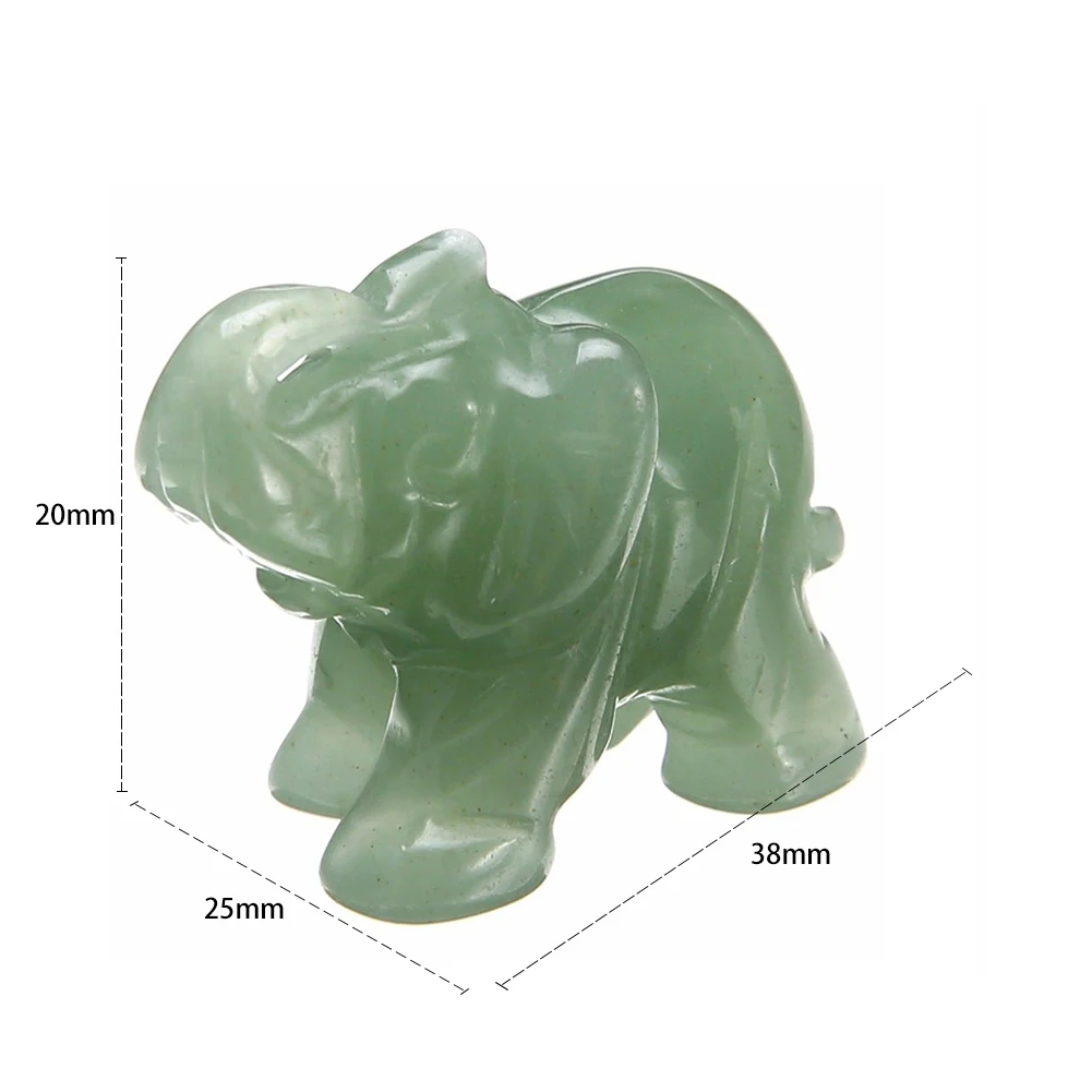 Natural Jade Green Eastern Tombs Craving Jade Elephant Decoration Office Crafts massage and relieve stress benefits and heals us