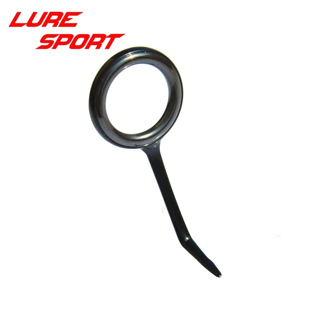 LureSport  ATSG guides Black Concave Frame  Sic Ring for Trout Rod Pond fishing Rod Building component Repair DIY Accessory