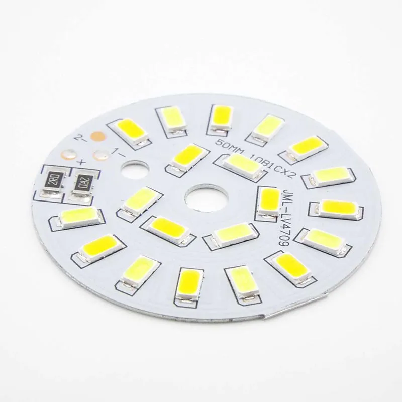 Bombilla de cuentas de luz LED, fuente de luz 5730 SMD, chip de placa redonda, 5w, 10W, 30W, superficie nocturna, cc 5V, lámpara de reparación