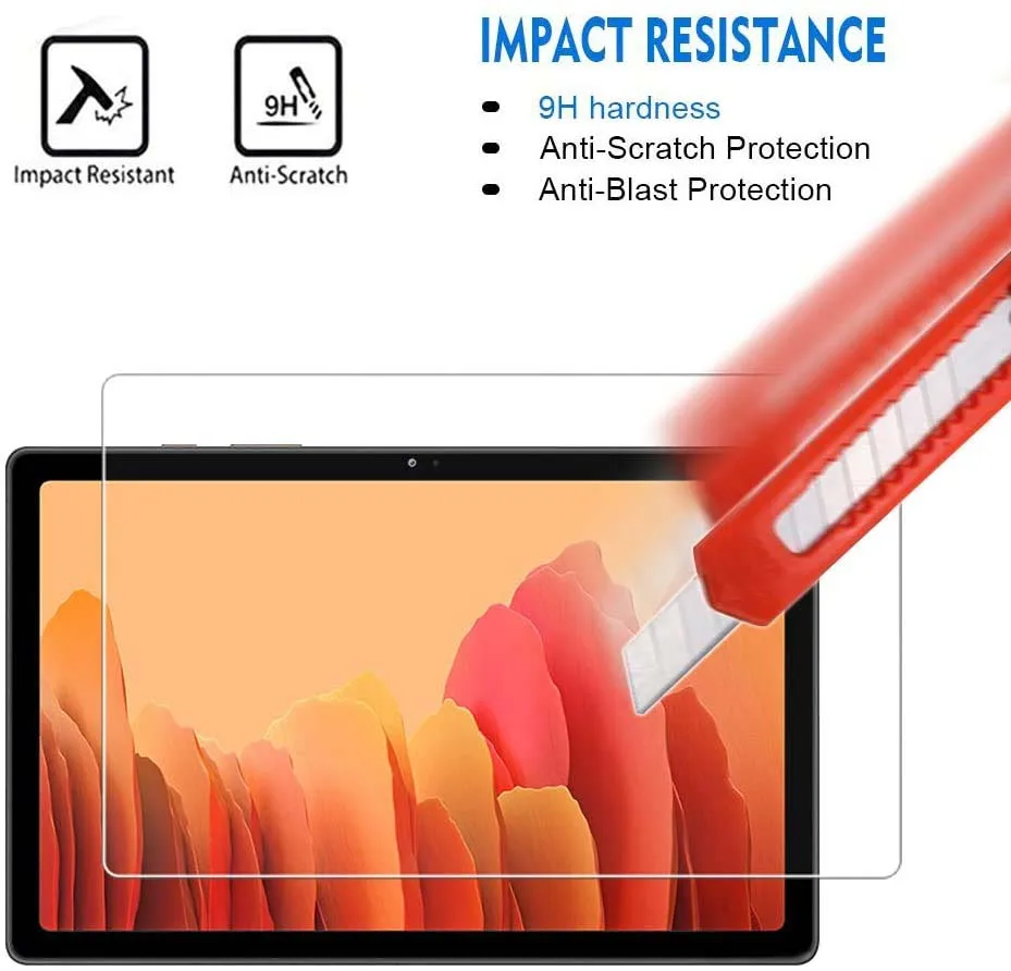 Tablet Tempered Glass Screen Protector Cover for Samsung Galaxy Tab A7 2020 T500 T505 10.4 Inch HD Eye Protection Tempered Film