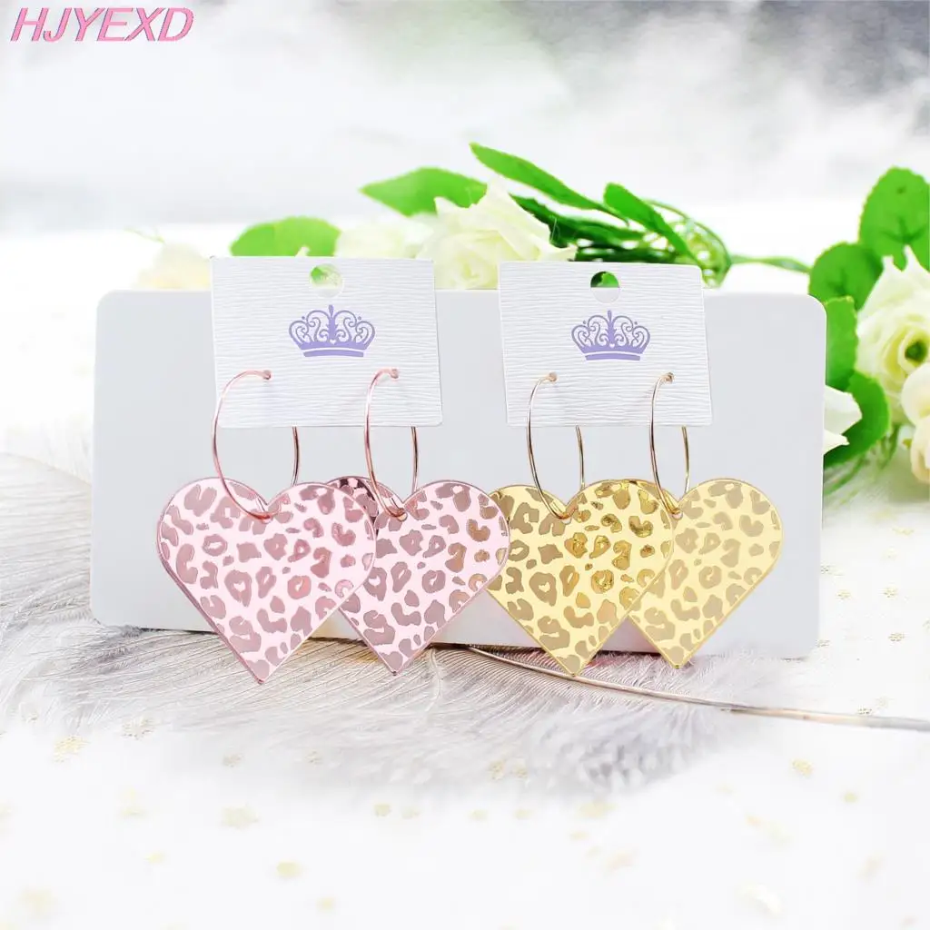 Heart Acrylic Earrings