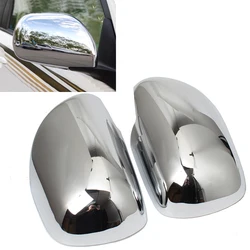 Car Stying For Toyota Land Cruiser Prado120 FJ120 2003-2009 Door Side Wing Mirror Chrome Cover Rear View Cap auto Accessories