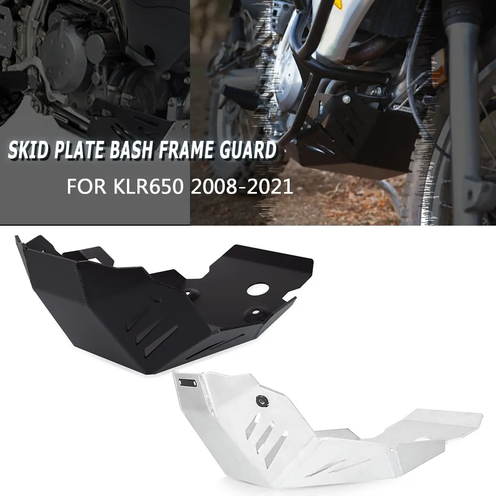 

Motorcycle FOR KLR650 2008-2021 skid plate bash frame guard FOR Kawasaki KLR 650 2008-2021 2009 2010 2011 2012 2013 2014 2015