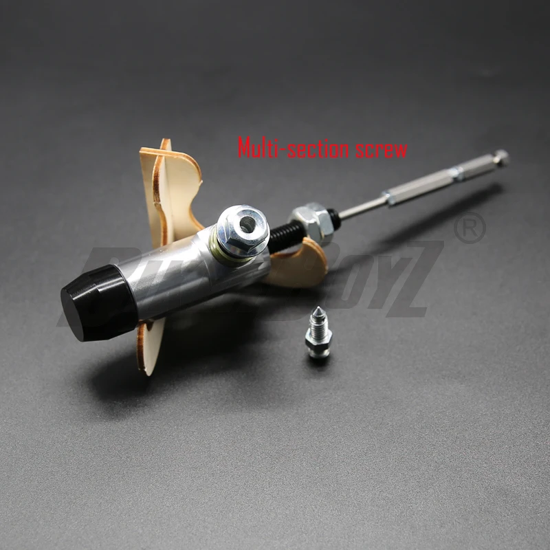 Motorcycle performance hydraulic brake clutch master cylinder rod system performance efficient transfer pump