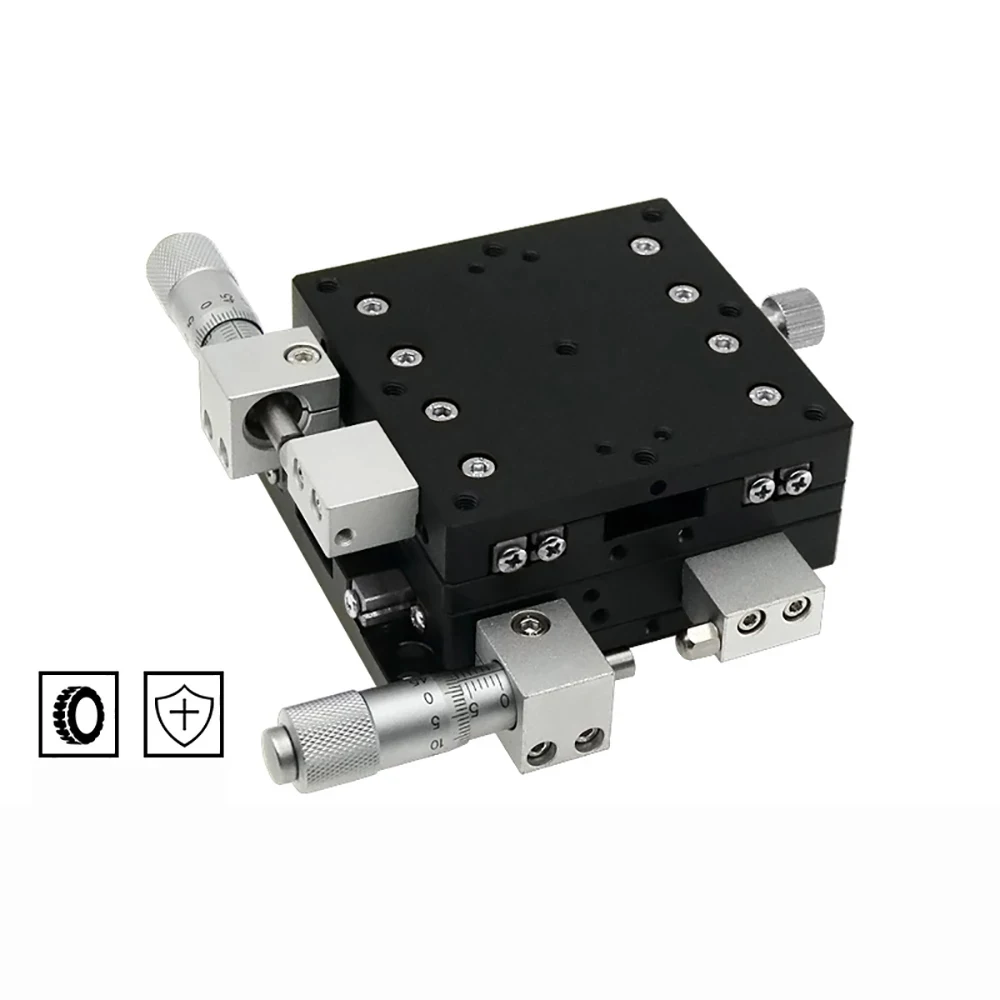 

XY Axis Optical Manual Displacement Platform 0.01MM High Precision Sliding Table Cross Guide Type Sliding Stage LY60/70/80