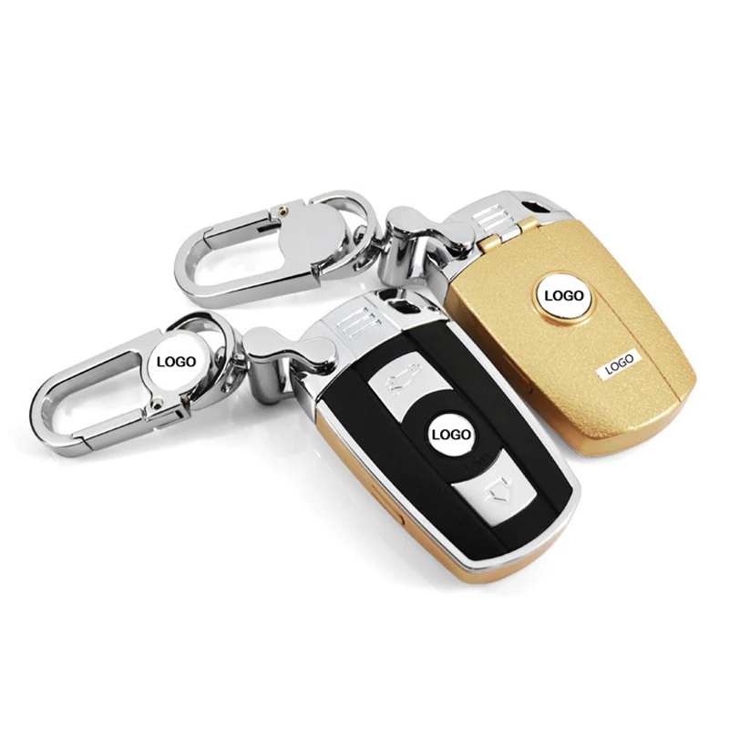 Car Key Case for BMW E90 E60 E70 E87 3 5 6 Series M3 M5 X1 X5 X6 Z4 Plug-in Key Style Car Key Cover Shell Key Chains