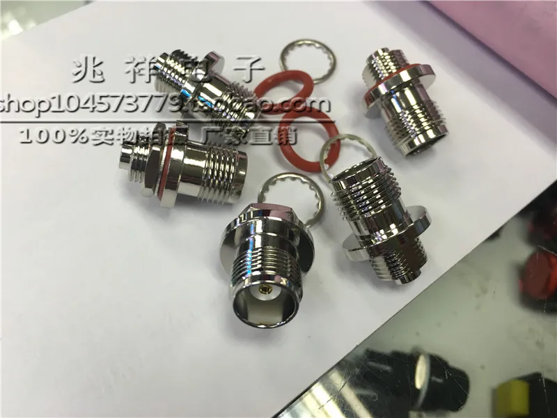 10pcs Copper TNC / Mcx-kky McX / Tnc-kky TNC Female to McX Female Beidou Navigation Equipment Adapter