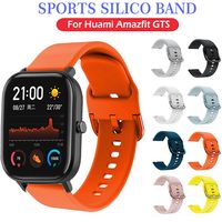 Sport Silicone Watchband Strap for Xiaomi Huami Amazfit GTS/GTR 42mm/ Bip Lite Smart Watch Bracelet Band Colorful Replace Correa