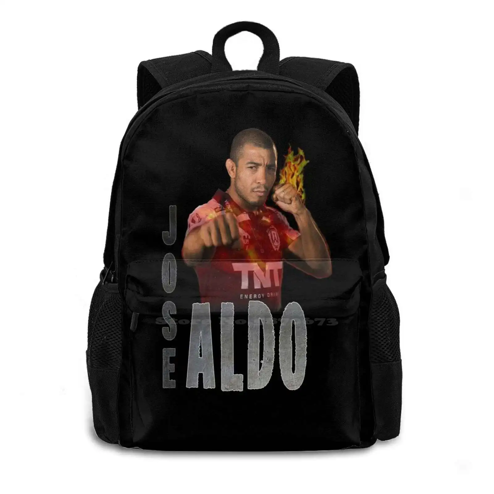 Jose Teen College Student Backpack Laptop Travel Bags Jose Fighting Photoshop Cool Awesome Rad Wow Champ Champion