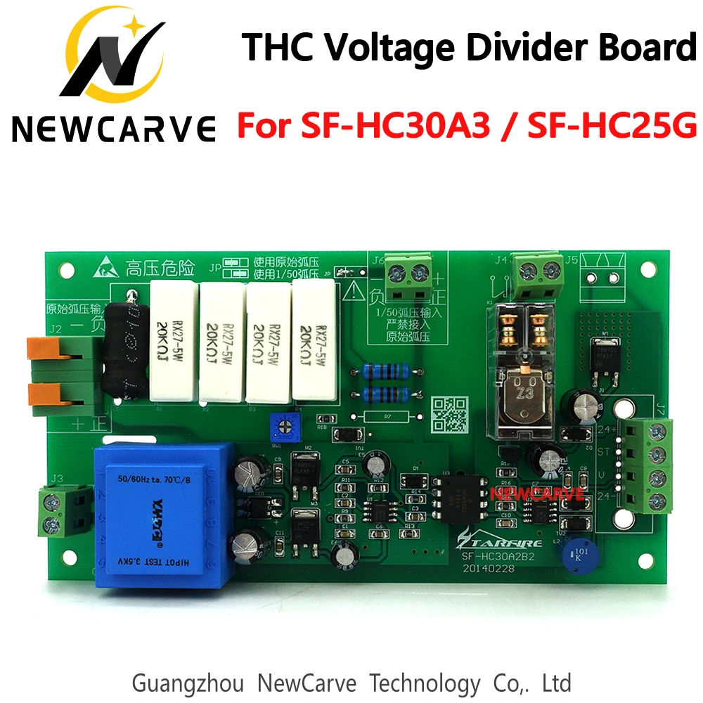 Plasma Voltage Divider Board For Automatic Arc And Cap Torch Height Controller SF-HC30A SF-HC25G Plasma Voltage Divider NEWCARVE