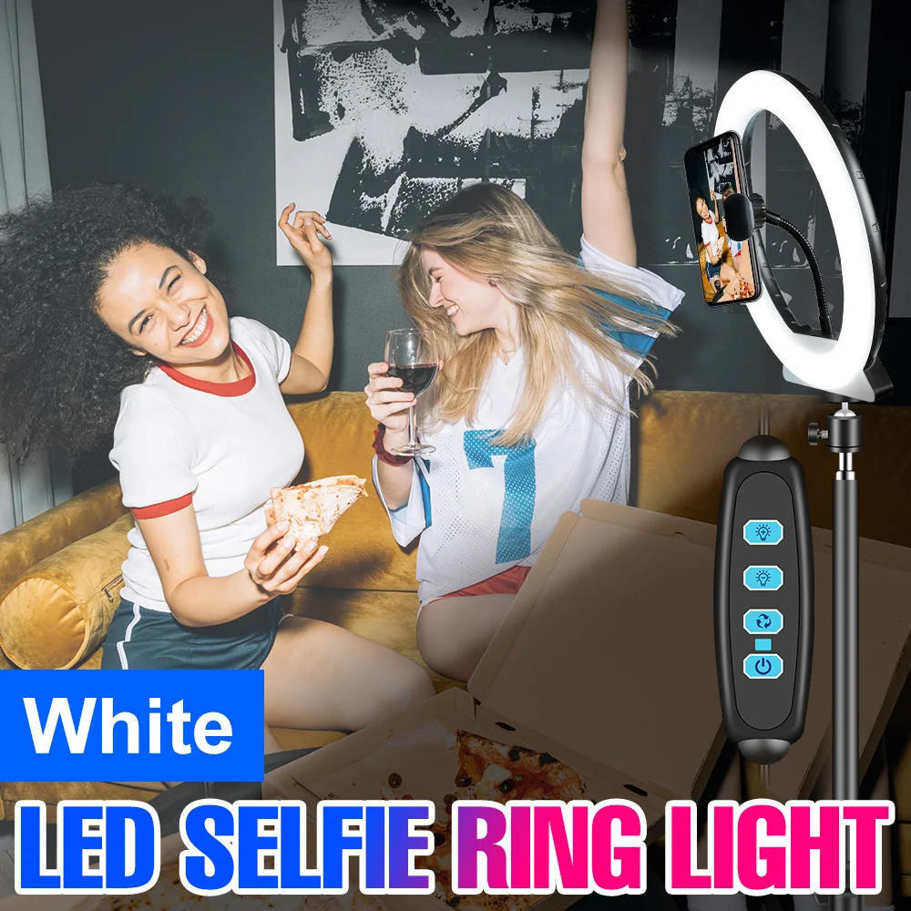 

Ring Light Led Dimmable Selfie Ringlight Makeup Live Stream Fill Light Photo Studio Selfie Lamp Profissional Photography Light