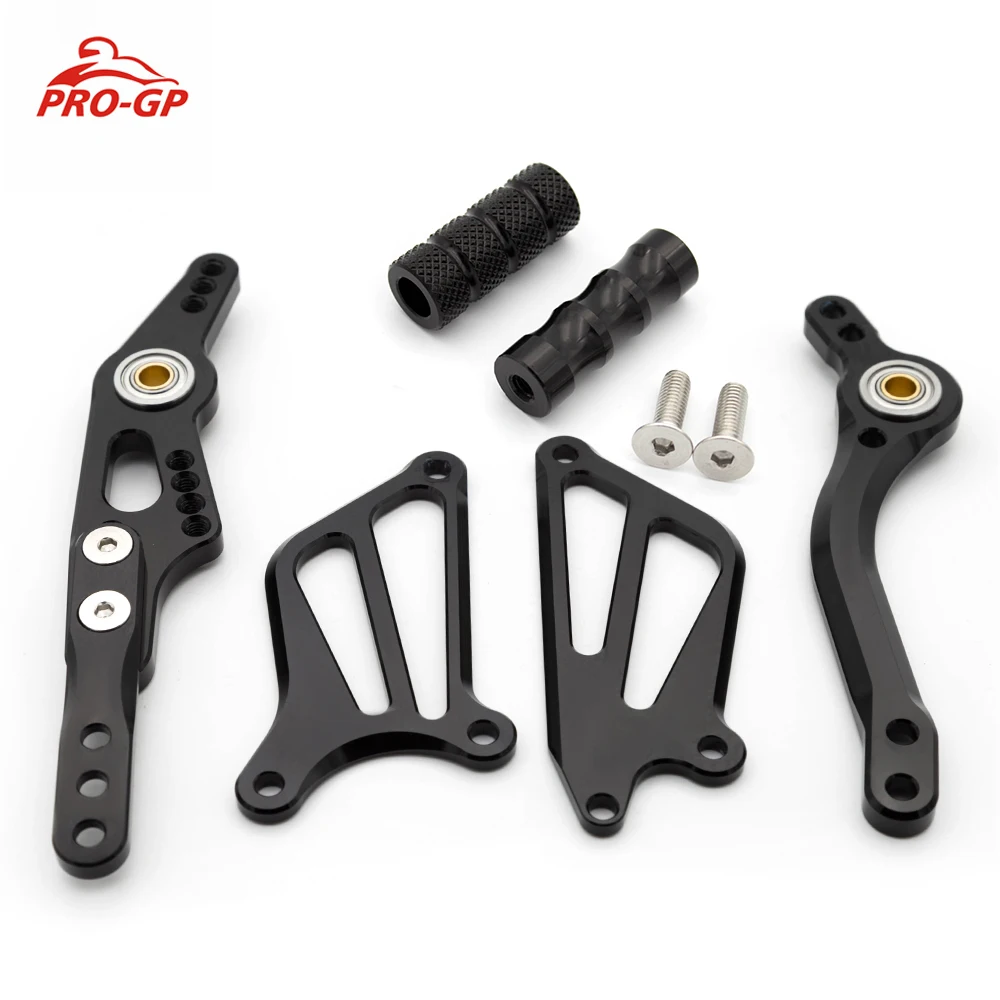 

Foot Pegs Bracket Set Motorcycle Rear Passenger Footrest Pedals Accessories For Yamaha YZF R1 2009-2014 2013 2012 2011 2010