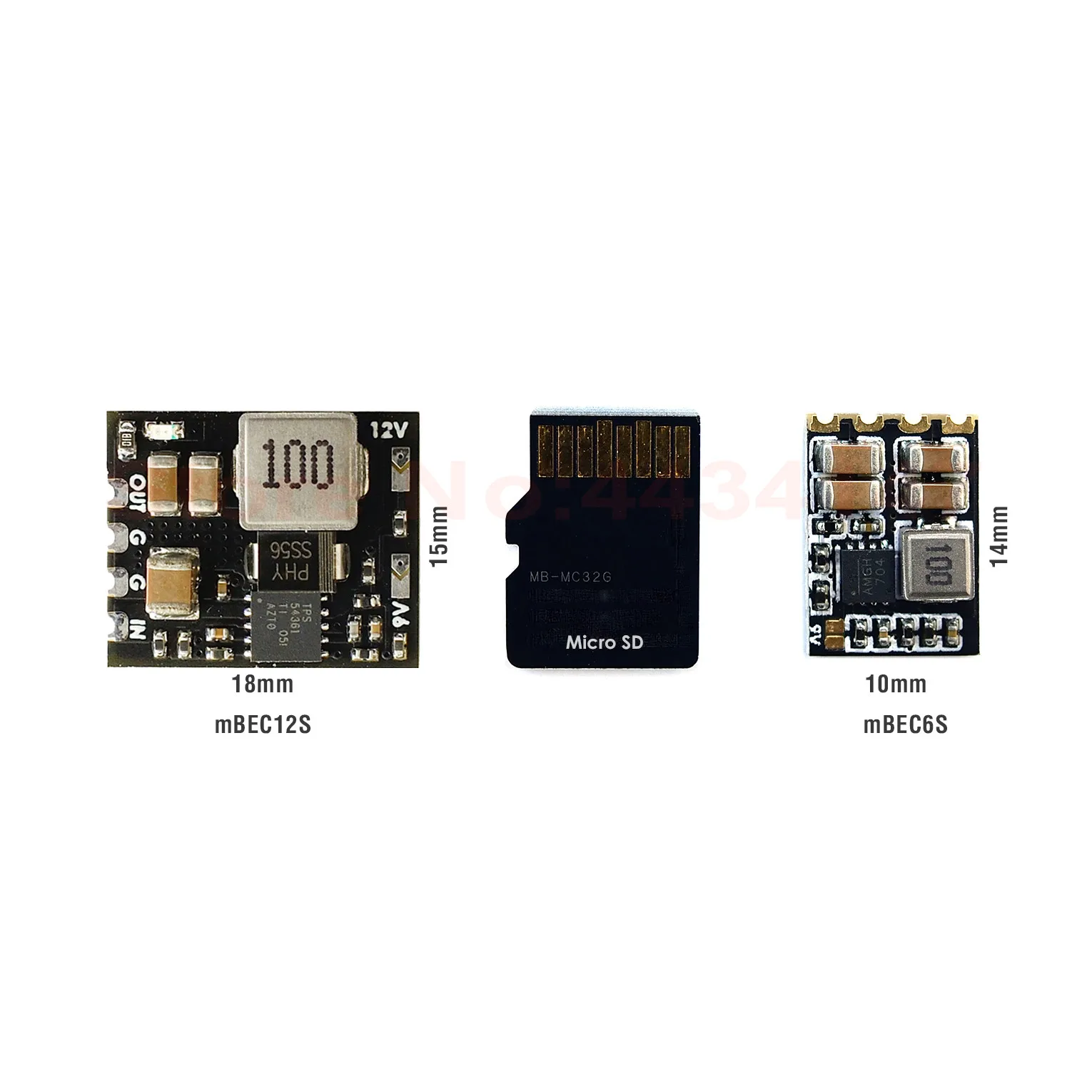 MATEK MICRO BEC 7-21V / 6-60V TO 5V/9V/12V-ADJ Adjustable Voltage Dual BEC Board Step-down module for RC Model FPV