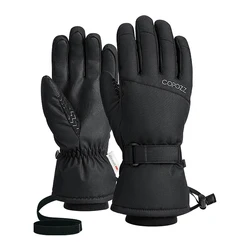 Copozz Men Women Winter Ski Gloves Waterproof Ultralight Snowboard Gloves Motorcycle Riding Snow Keep Warm Windproof Gloves