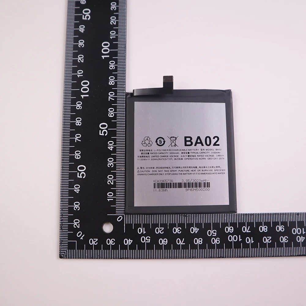 Meizu High Quality 100% Original Battery 3100mAh BA02 For Meizu Meilan M3E Mobile Phone Batteries+Free tools