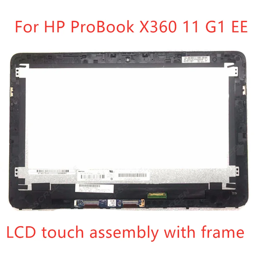 

replacement 11.6 For HP ProBook X360 11 G1 EE LCD LED Display +Touch Screen Digitizer Assembly panel educational notebook