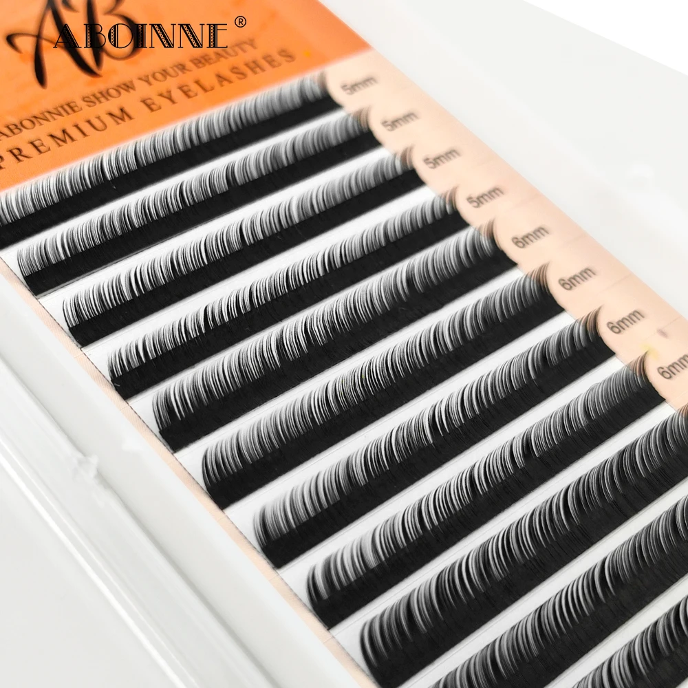 Abonnie 5-7mm Bottom Lashes Classic Individual Eyelashes Extensions