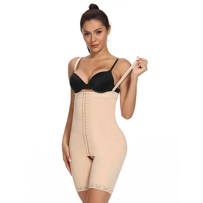 

Slimming Shapewear Tummy Control Panties Plus Size S-6XL Body Shapers Underbust Bodysuit Strap Waist Trainer Women Underwear