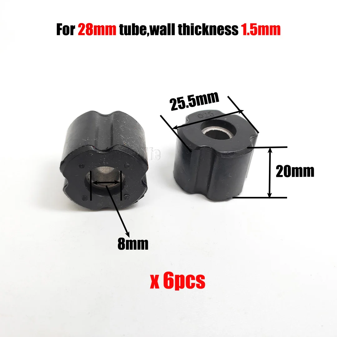 Brush Cutter Shaft Parts Bushing Oil Bearing for Trimmer Cutter 26mm / 28mm Tube Aluminum Tube Inside Bush Replacement