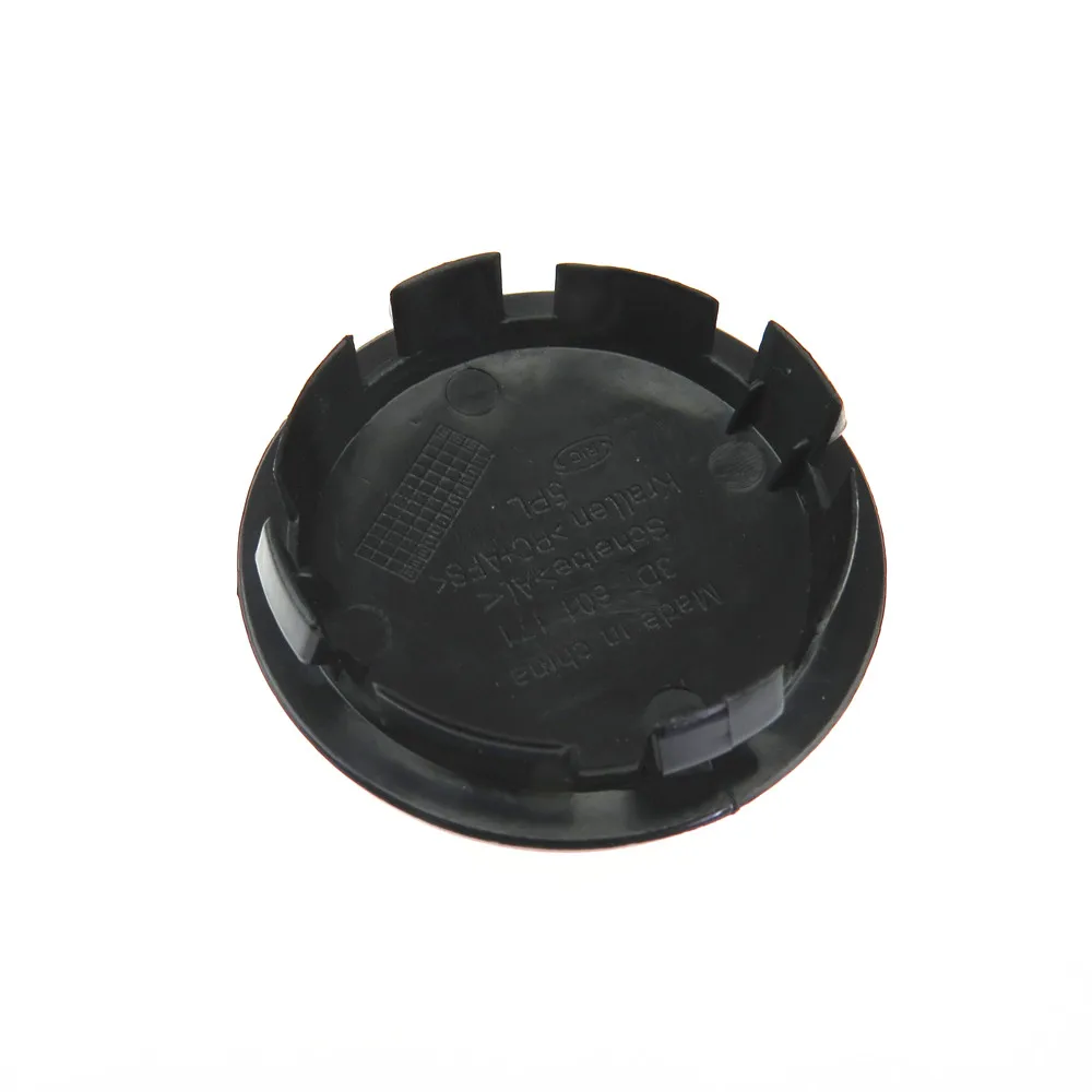 SCJYRXS Qty12 3B7601171 3B7 601 171 65mm Black Car Wheel Center Cap Hub Caps for  Beetle Golf Bora Polo 2002-2015