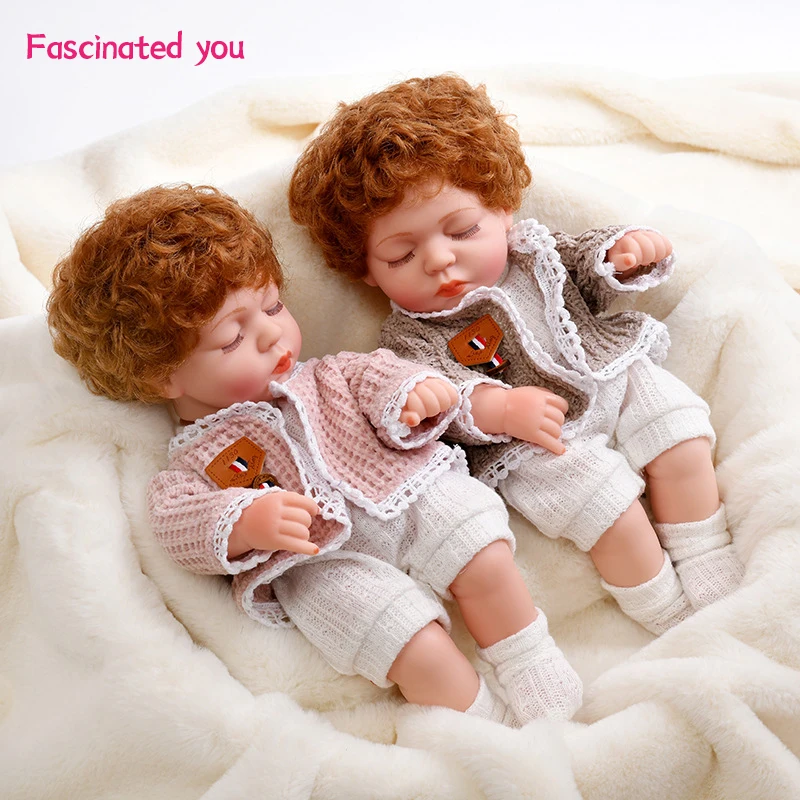 30cm Sleeping Reborn Doll newborn  12 inch Soft silicone Realistic doll  Children Accompany Dolls Children's toy gift DIY