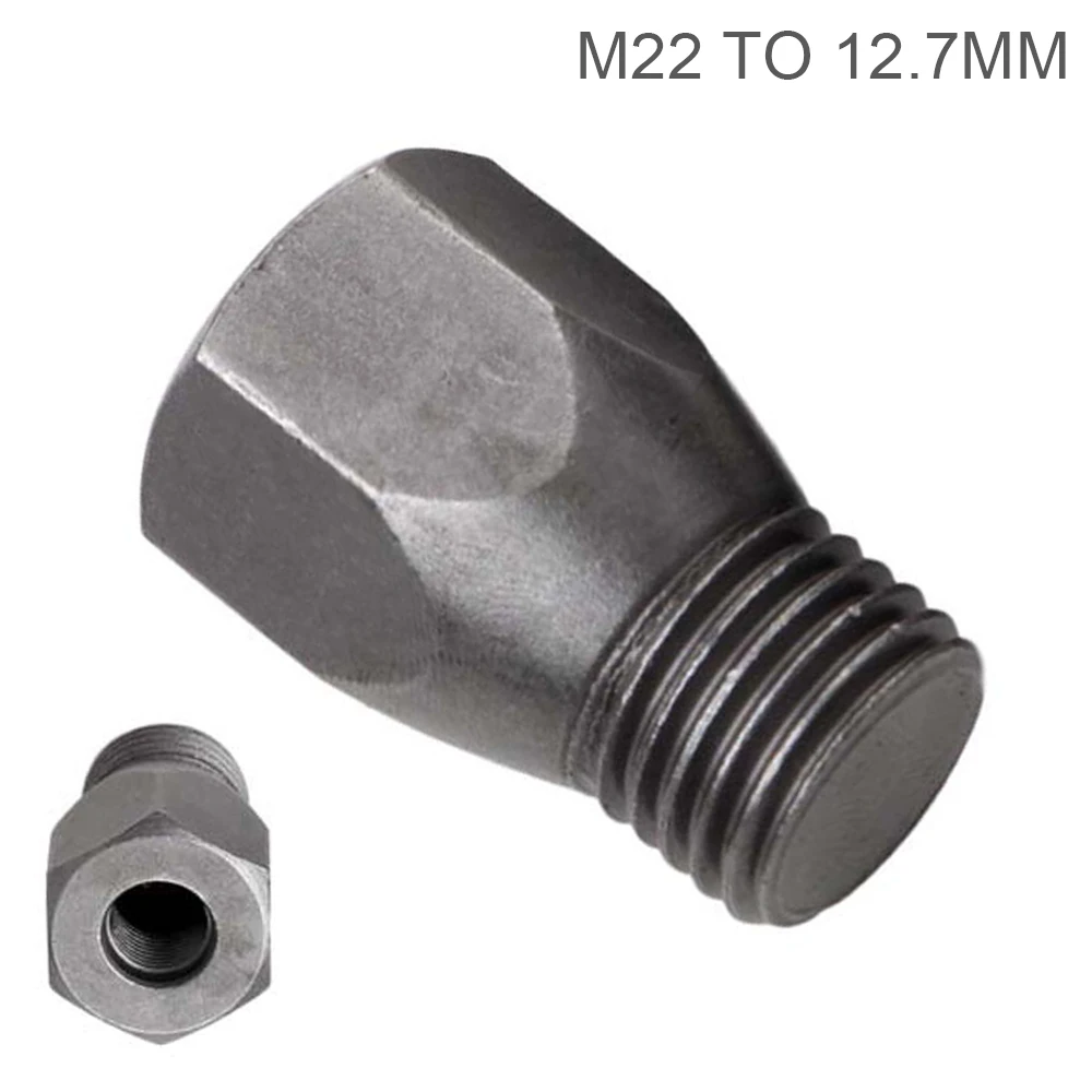 Diamond Coated Drill Bit Arbor Joint Adapter M22 to 12.7MM 1/2-20UNF Transfer Head for Electric Hammer Drill Bit Accessories