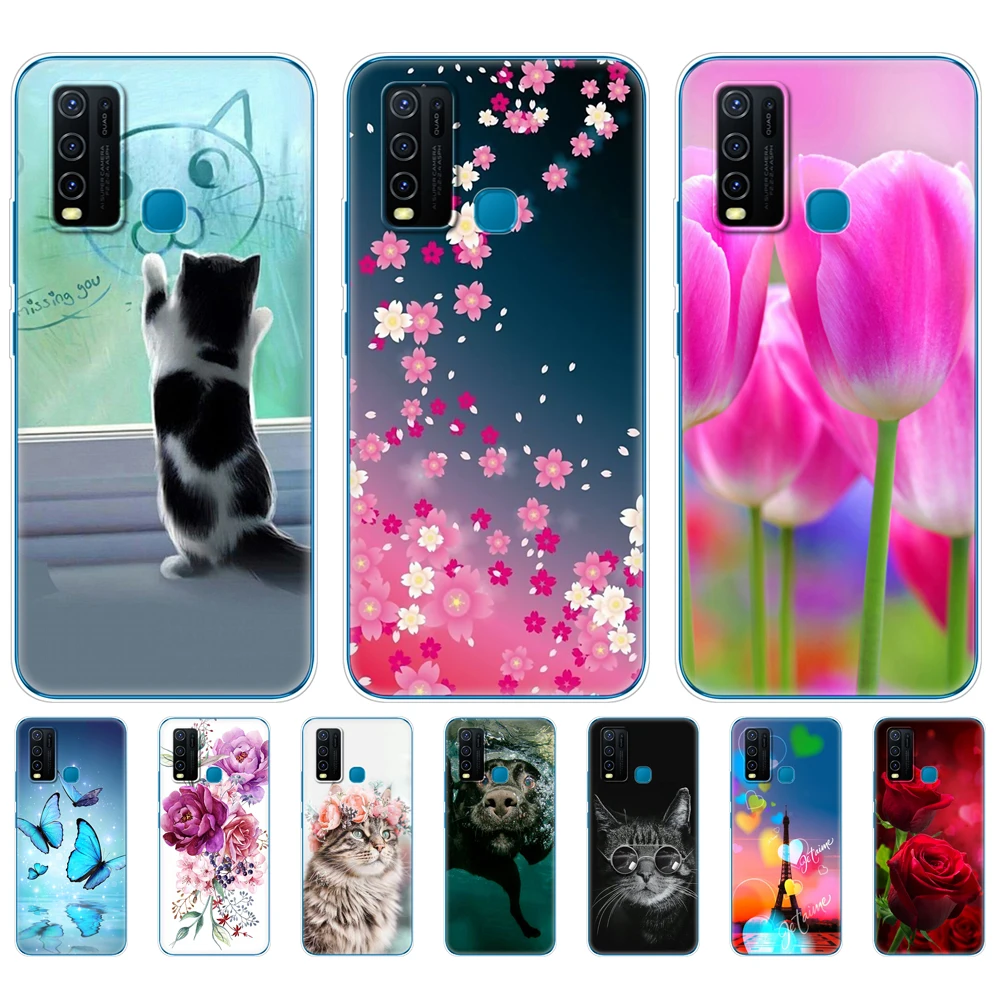 For Vivo Y30 Y50 Case Back Phone Cover For Vivo Y 30 50 VivoY30 VivoY50 Bumper Soft TPU Silicon Protective Coque Dropshipping