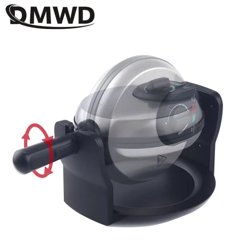 DMWD Electric mini Egg waffle maker non-stick muffin Grill bubble egg cake oven crepe baking machine breakfast maker for kitchen