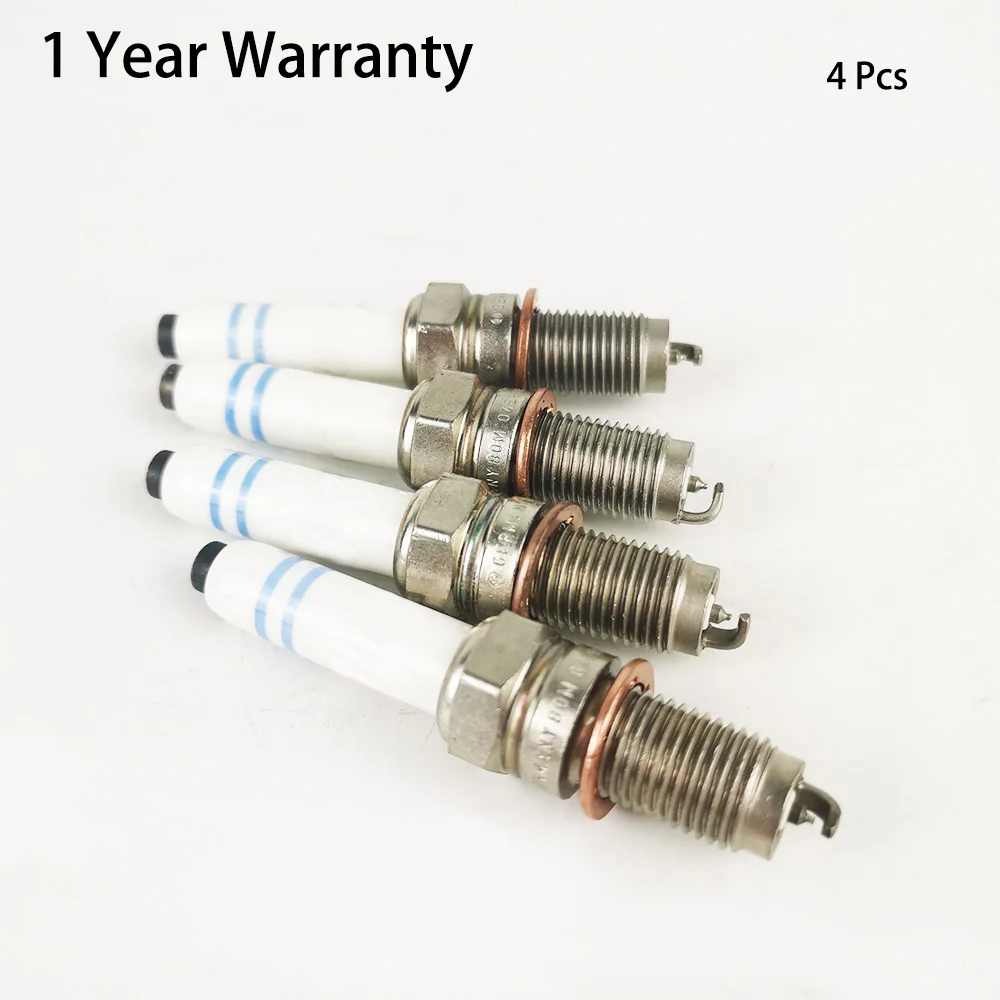 4PCS Spark plug for 1.4T AUDI A1 A3 Q3 Q2L VW GOLF MII SUPERB CITIGO OCTAVIA BEETLE OE 04E905602 04E905611 04E905612E C D B