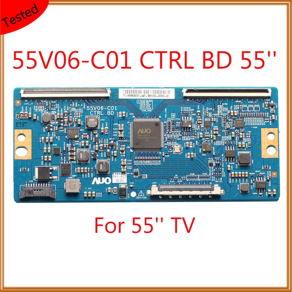 

55V06-C01 CTRL BD 55'' Tcon Board Display Equipment TV T CON Replacement Board 55V06 C01 Placa Tcom Plate T-con Board 55 Inch TV