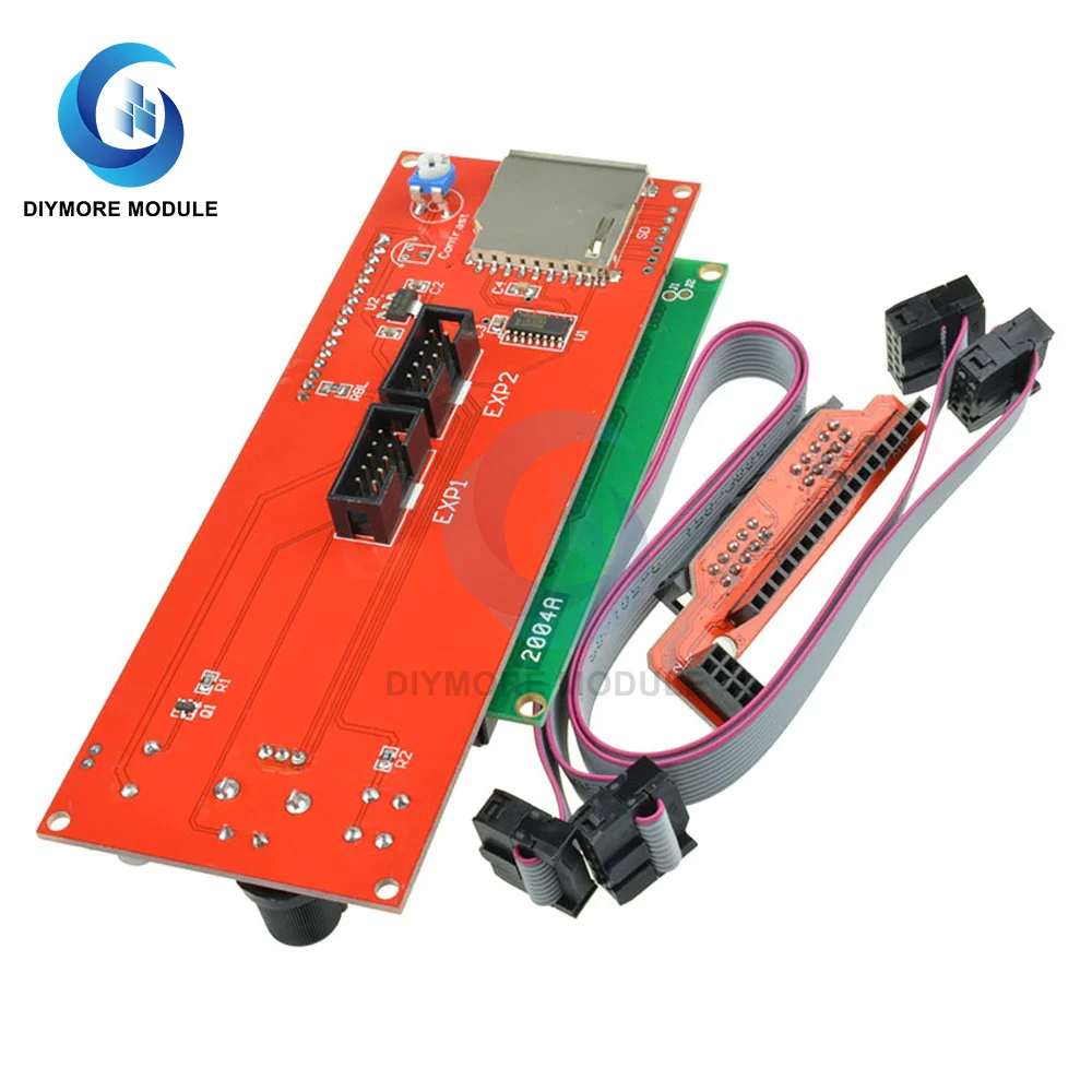 2004 LCD Display 3D Printer Reprap Smart Adapter Controller Module RAMPS 1.4 Mega2560 Screen Control Monitor Board