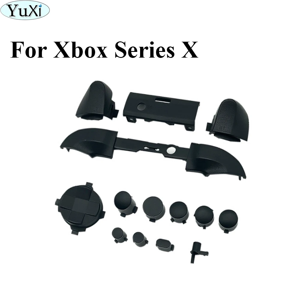 

YuXi Replacement Kit For Xbox Series X Controller LB RB Bumpers Trigger Buttons Guide Button With Screwdriver Game Accessories