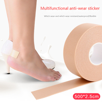 5M Silicone Gel Heel Cushion Protector Foot Feet Care Women Shoe Pads Insert Insole Sticker Useful Heel Protector Cushion Tapes