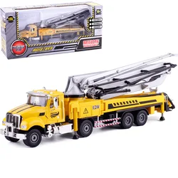 1:55 alloy heavy concrete pump truck model,high simulation alloy engineering truck toy,wholesale free shipping