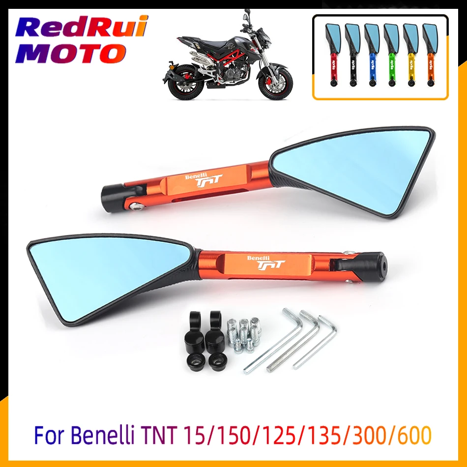 

For Benelli TNT15 TNT150 TNT125 TNT135 TNT300 TNT600 Aluminum CNC Motorcycle Side Mirror rearview Mirrors Motorcycle Accessorie