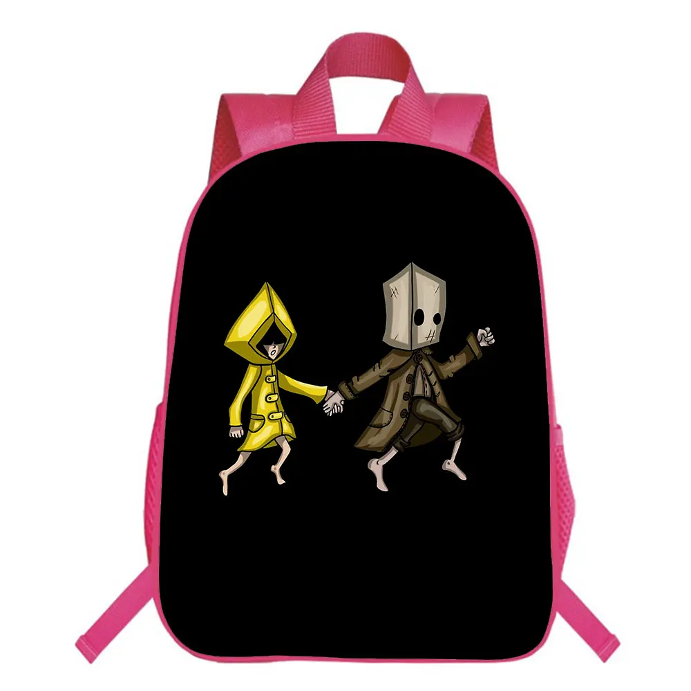Casual Little Nightmares 2 Backpack Boys Girls School Bag Men Women Rucksack School Bag Teens Daily New Game Knapsack Mochila