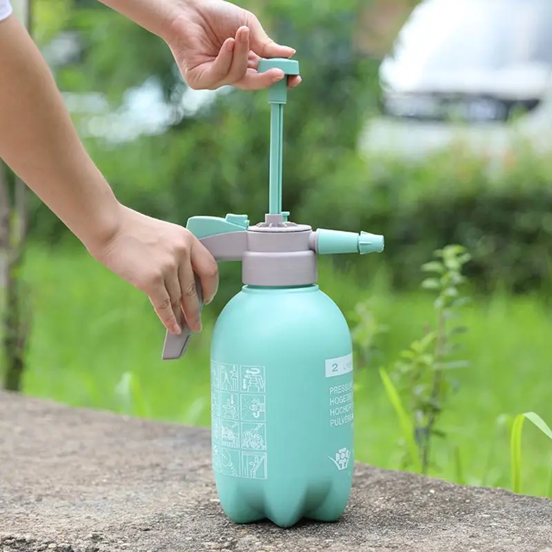 2L/1L Sprayer Portable Pressure Garden Fogger Bottle Kettle Plant Flowers Watering Can Pressurized Sprayer Gardening Tools