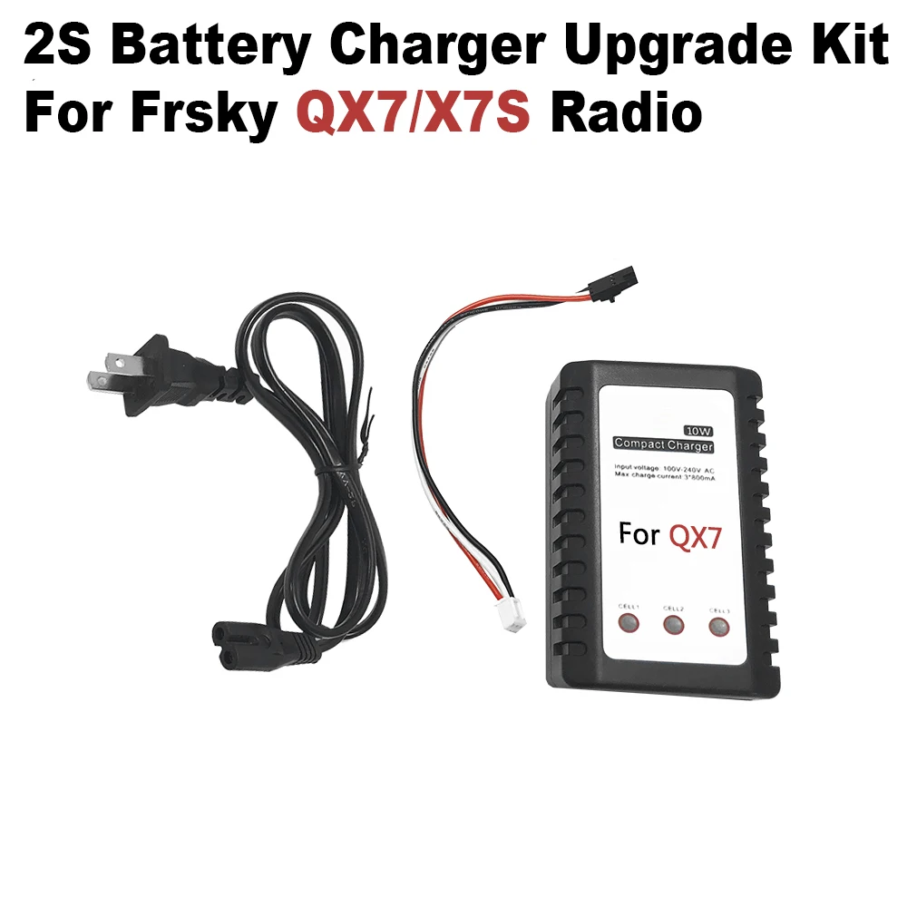 2S Lipo Battery Charger Upgrade Kit For FrSky ACCST Taranis Q X7 / X7S Radio Transmitter Charger Parts