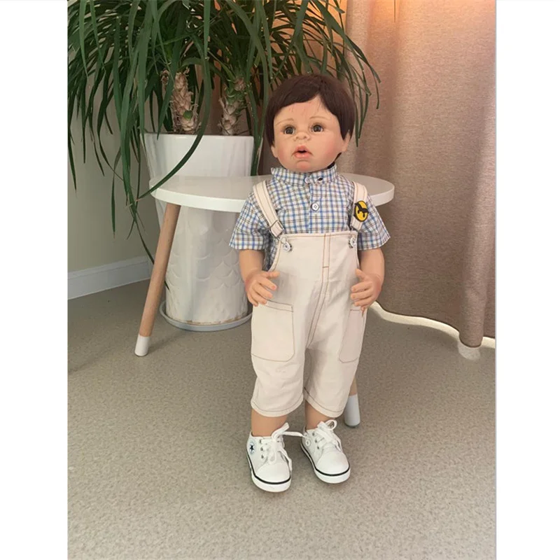 

Reborn Toddler Doll 70cm Lifelike Toddler Baby Bonecas Baby Reborn Whole Silicone Inteiro Bebe Reborn Menino Brinquedos Gifts