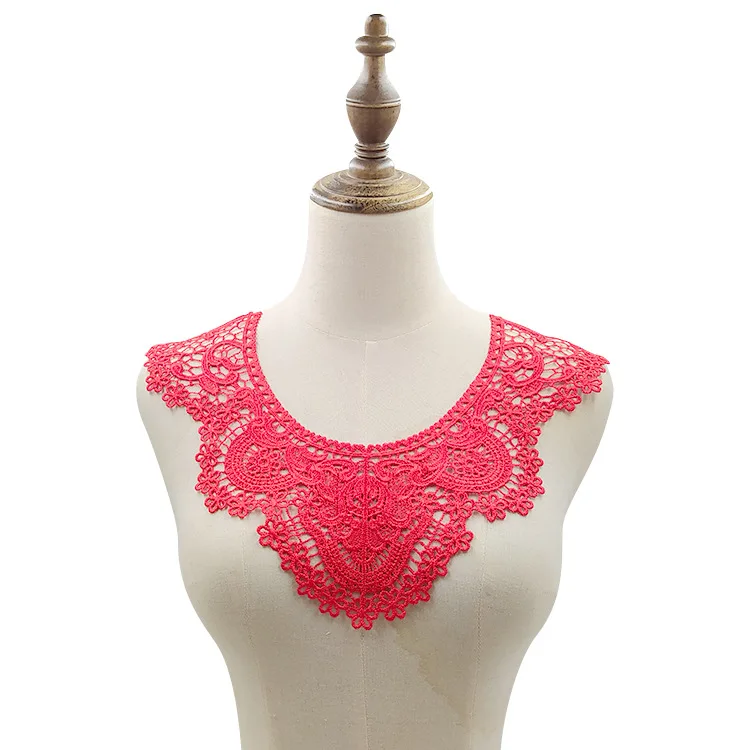 

20 шт., кружевной воротник, аппликация, тканевая блузка, декор для костюма, аксессуары, сделай сам, поделки, вырез, швейная отделка