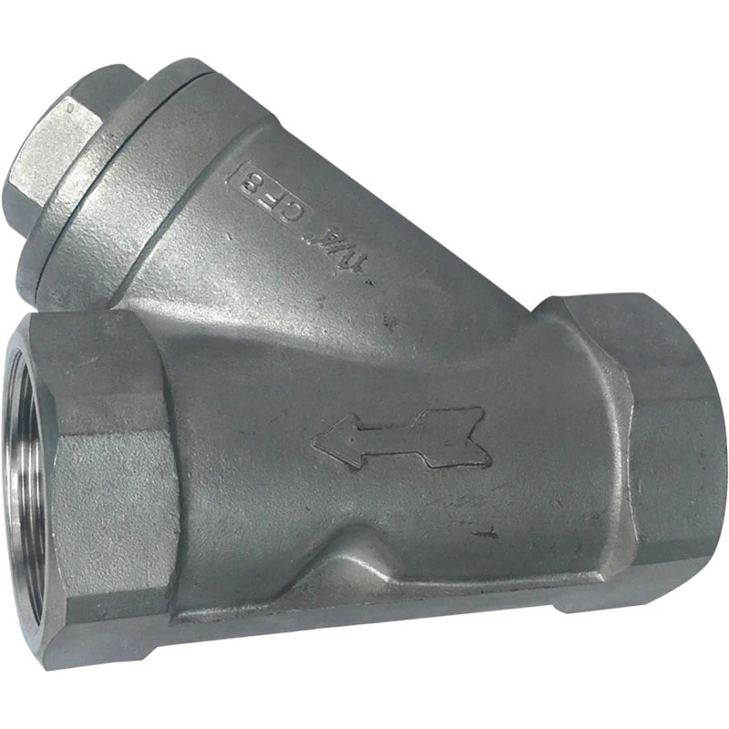 304 316 Stainless Steel Y-type One Way Check Valve 1/2\
