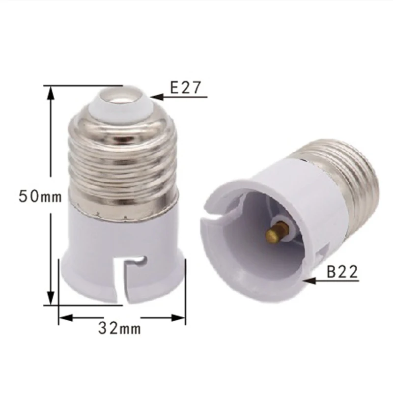 convert E27 to B22 adaptor High quality material fireproof material socket adapter from e27 to b22