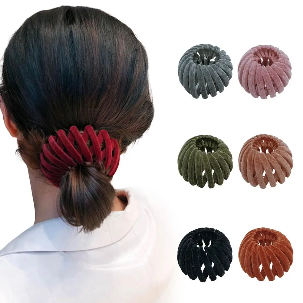 

Bun Maker Clip 7 PCS Lazy Bird’s Nest Plate Hairpin Fashion Hair Clips Expandable With Wide Application Hair Styling Tool F